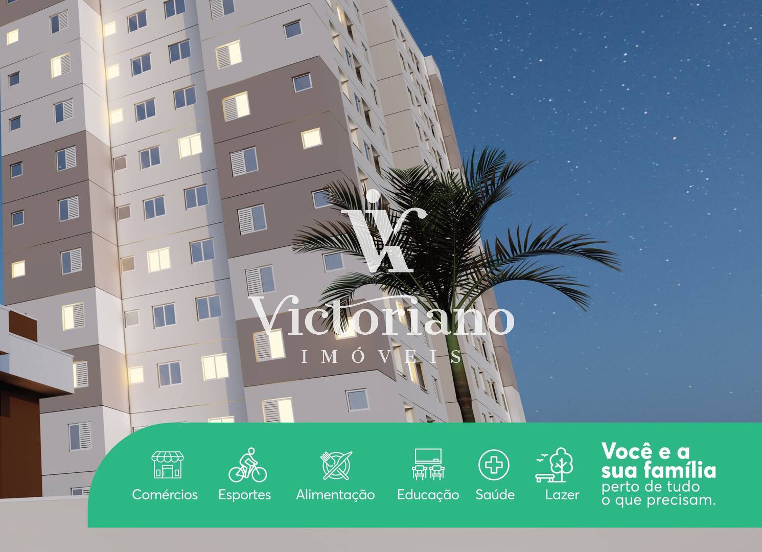 Apartamento à venda com 2 quartos, 53m² - Foto 1