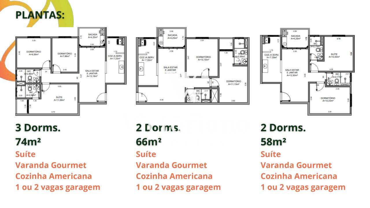 Apartamento à venda com 2 quartos, 66m² - Foto 4